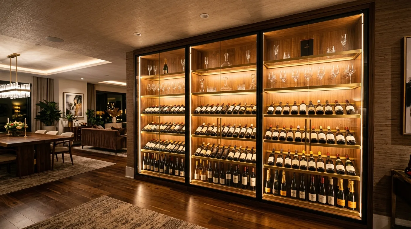 Use lighting to highlight the display